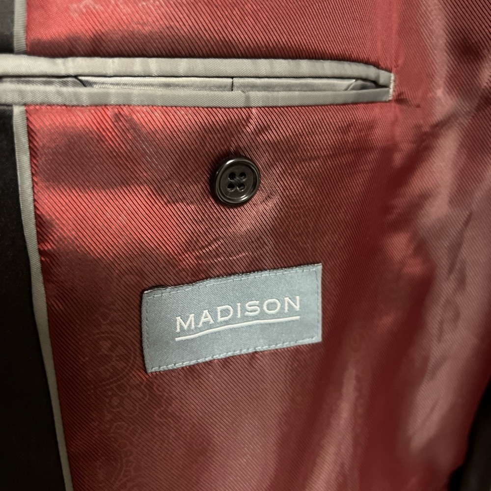 Madison Tuxedo Formal Prom Dinner Jacket 48R GUC! - Picture 12 of 16